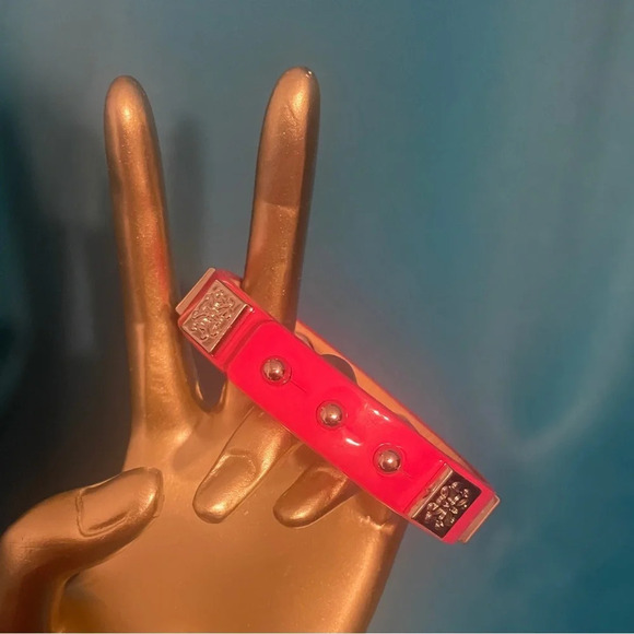 Barbie Pink Rustic Cuff Bracelet - Picture 2 of 3